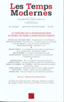 Couverture du livre « Les temps modernes 607 (janvier-fevrier 2000) » de Collectif Gallimard aux éditions Gallimard