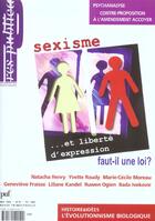 Couverture du livre « Sexisme et liberté d'expression, faut-il une loi ? (édition 2004) » de  aux éditions Puf