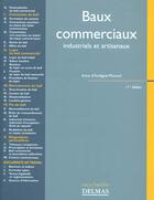 Couverture du livre « Baux Commerciaux ; Industriels Et Artisanaux » de Andigne-Morand et Lassier aux éditions Delmas