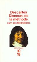 Couverture du livre « Discours de la méthode » de Rene Descartes aux éditions 10/18