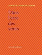 Couverture du livre « Dans l'erre des vents » de Frederic-Jacques Temple aux éditions Bruno Doucey