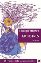 Couverture du livre « Monstres » de Frederic Richaud aux éditions Voir De Pres