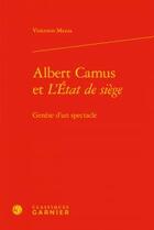 Couverture du livre « Albert camus et 