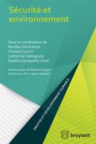 Couverture du livre « Sécurité et environnement » de  aux éditions Bruylant