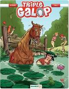 Couverture du livre « Triple galop Tome 3 » de Benoit Du Peloux aux éditions Bamboo