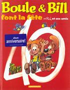 Couverture du livre « Boule & Bill Hors-Série : Boule & Bill font la fête » de Jean Roba et Collectif aux éditions Boule Et Bill