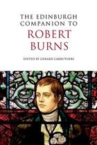 Couverture du livre « The Edinburgh Companion to Robert Burns » de Gerard Carruthers aux éditions Edinburgh University Press