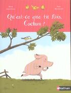 Couverture du livre « Qu'Est-Ce Que Tu Fais, Cochon ? » de Marc Boutavant et Rene Gouichoux aux éditions Nathan