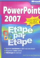 Couverture du livre « Powerpoint 2007 » de Cox+Preppernau aux éditions Dunod