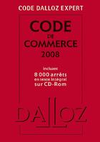 Couverture du livre « Code de commerce 2008 (5e édition) » de  aux éditions Dalloz