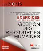Couverture du livre « Zoom's - exercices corriges gestion des ressources humaines » de Heloise Cloet aux éditions Gualino
