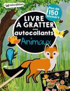 Couverture du livre « Mon livre d'autocollants a gratter - animaux » de Duddek Maike aux éditions Mineditions