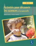Couverture du livre « Activités pour découvrir les sciences à la maternelle ; MS, GS » de Chauvel aux éditions Retz