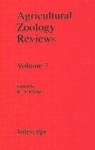 Couverture du livre « Agricultural zoology reviews volume 7 » de Evans aux éditions Intercept