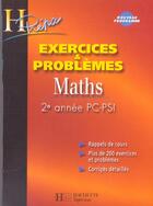 Couverture du livre « Exercices et problemes ; pc, psi » de Beck Bernard aux éditions Hachette Education