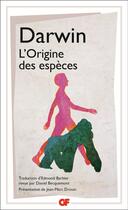 Couverture du livre « L'origine des espèces » de Charles Darwin aux éditions Flammarion