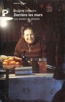 Couverture du livre « Derrière les murs ; les années de pension » de Delpastre Marcelle aux éditions Payot