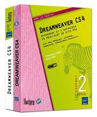 Couverture du livre « Coffret Dreamweaver CS4 ; apprendre et s'entraîner en réalisant un site web » de Ma Christophe Aubry aux éditions Eni