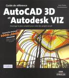 Couverture du livre « Autocad 3d et autodesk viz » de Couwenbergh J-P. aux éditions Eyrolles
