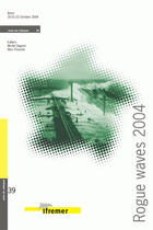 Couverture du livre « Rogue waves 2004 ; brest 20-21-22 octobre 2004 » de Olagnon/Prevosto aux éditions Quae