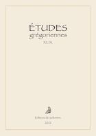 Couverture du livre « Études grégoriennes XLIX 2022 » de  aux éditions Solesmes