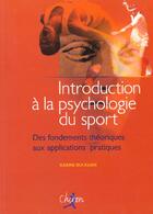 Couverture du livre « Manuel de psychologie du sport » de Karine Bui-Xuan aux éditions Chiron