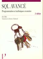 Couverture du livre « Sql avance - programmation et techniques avancees » de Celko Joe aux éditions Vuibert