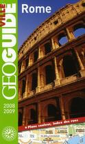 Couverture du livre « GEOguide ; Rome (édition 2008/2009) » de Picot/Saturno/T aux éditions Gallimard-loisirs