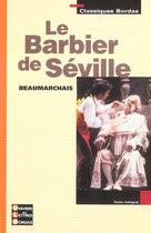 Couverture du livre « Le Barbier de Séville » de Pierre-Augustin Caron De Beaumarchais aux éditions Bordas