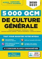 Couverture du livre « 5000 QCM de culture générale + actu en ligne mois par mois » de Sophie Mattern aux éditions Vuibert
