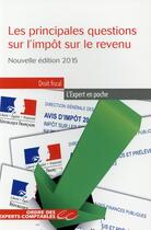 Couverture du livre « Les principales questions sur l'impôt sur le revenu (édition 2015) » de Patrick Viault aux éditions Oec