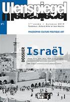 Couverture du livre « Ulenspiegel n.1 ; septembre 2019 - dossier Israël » de Richard Miller aux éditions Du Cep