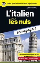 Couverture du livre « L'italien pour les nuls ; en voyage ! (édition 2017/2018) » de Mery Martinelli aux éditions First