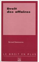 Couverture du livre « Droit des affaires » de Saintourens B aux éditions Pu De Grenoble