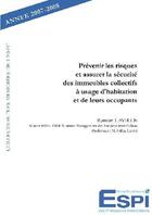 Couverture du livre « Prévenir les risques et assurer la sécurité des immeubles collectifs à usage d'habitation et de leurs occupants » de Romain Laville aux éditions Edilivre