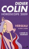 Couverture du livre « Horoscope 2009 ; verseau » de Didier Colin aux éditions Editions 1
