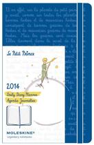 Couverture du livre « Agenda 2014 Petit Prince journalier bleu gd ft » de Moleskine aux éditions Moleskine Papet