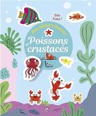 Couverture du livre « Mes stickers poissons et crustacés » de  aux éditions Vagnon