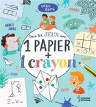 Couverture du livre « Tous les jeux avec 1 papier + 1 crayon » de Meyer/Lambrechts aux éditions Larousse