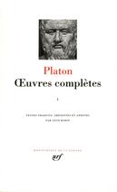 Couverture du livre « Oeuvres complètes Tome 1 » de Platon aux éditions Gallimard