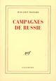 Couverture du livre « Campagnes de russie » de Jean-Loup Trassard aux éditions Gallimard (patrimoine Numerise)