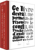 Couverture du livre « Ce livre devrait me permettre... : Intégrale t.1 et t.2 : de résoudre le conflit au Proche-Orient, d'avoir mon diplôme et de trouver une femme » de Sylvain Mazas aux éditions Vraoum