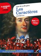 Couverture du livre « Les caractères, chapitres V à XI » de Alain Couprie et Jean De La Bruyere aux éditions Hatier