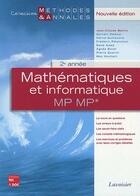 Couverture du livre « Mathématiques et informatique ; MP, MP* ; 2ème année » de Jean-Claude Martin aux éditions Tec Et Doc