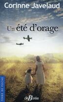 Couverture du livre « Un été d'orage » de Corinne Javelaud aux éditions De Boree