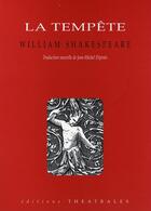 Couverture du livre « La tempête » de William Shakespeare aux éditions Theatrales