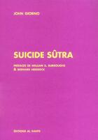 Couverture du livre « Suicide sutra » de John Giorno aux éditions Al Dante