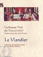 Couverture du livre « Le Viandier » de Guillaume Tirel aux éditions Paleo