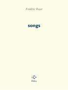 Couverture du livre « Songs » de Frederic Boyer aux éditions P.o.l