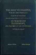 Couverture du livre « Nouveau testament, psaumes et proverbes » de  aux éditions Bibli'o